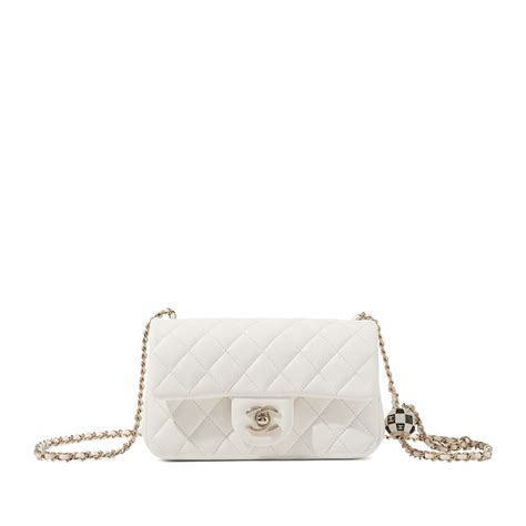 chanel quilted white bag|white fluffy chanel bag.